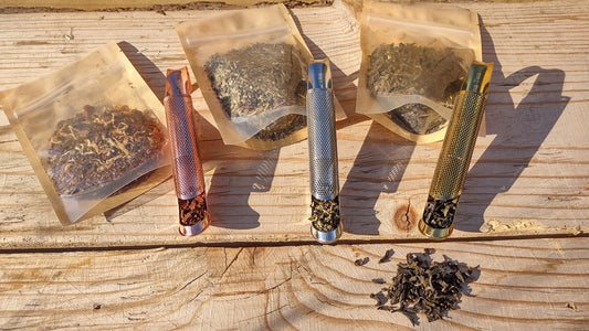 Gold & Rose Mesh Tea Infuser- Sliding Tube