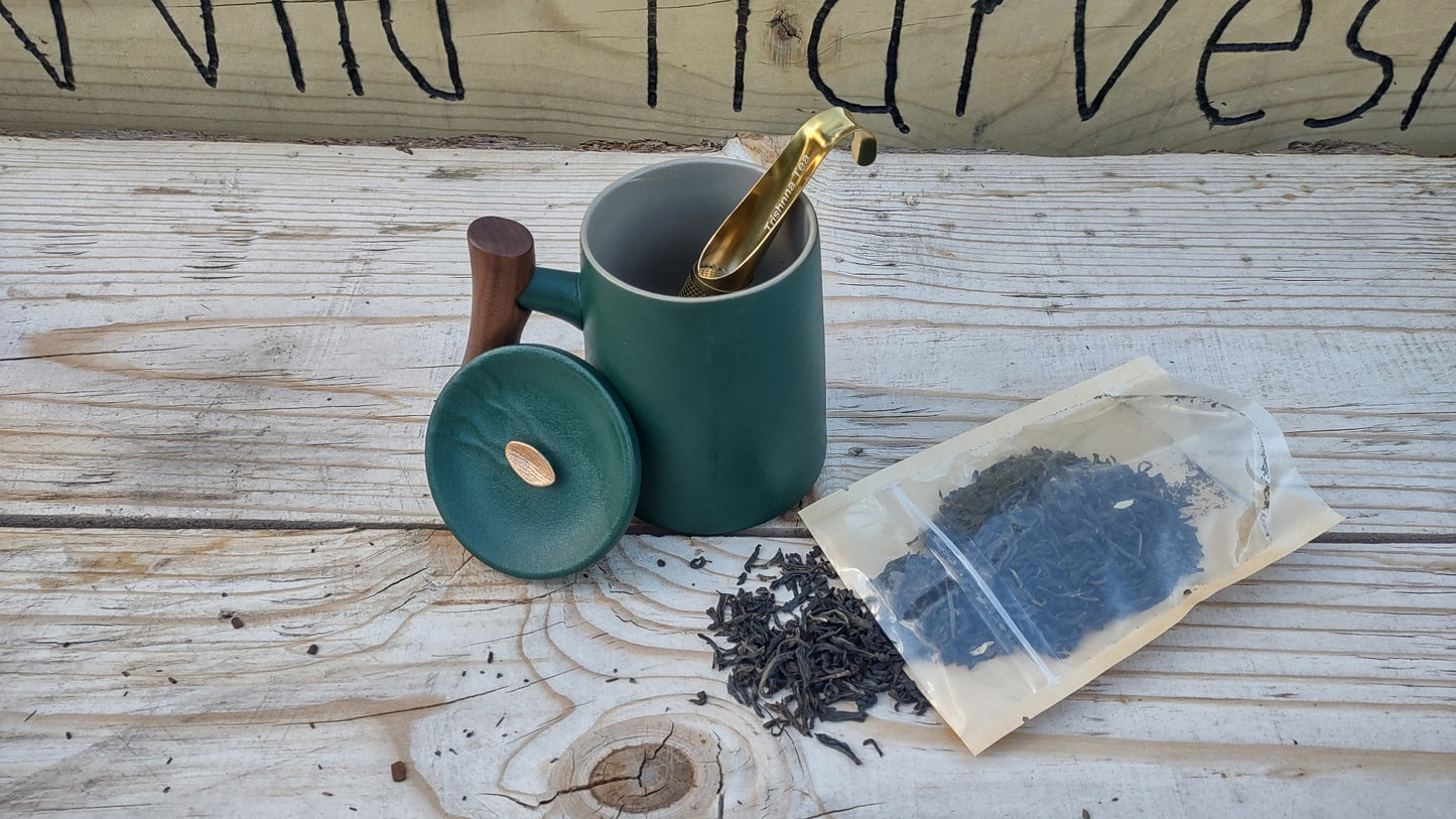 Gold & Rose Mesh Tea Infuser- Sliding Tube