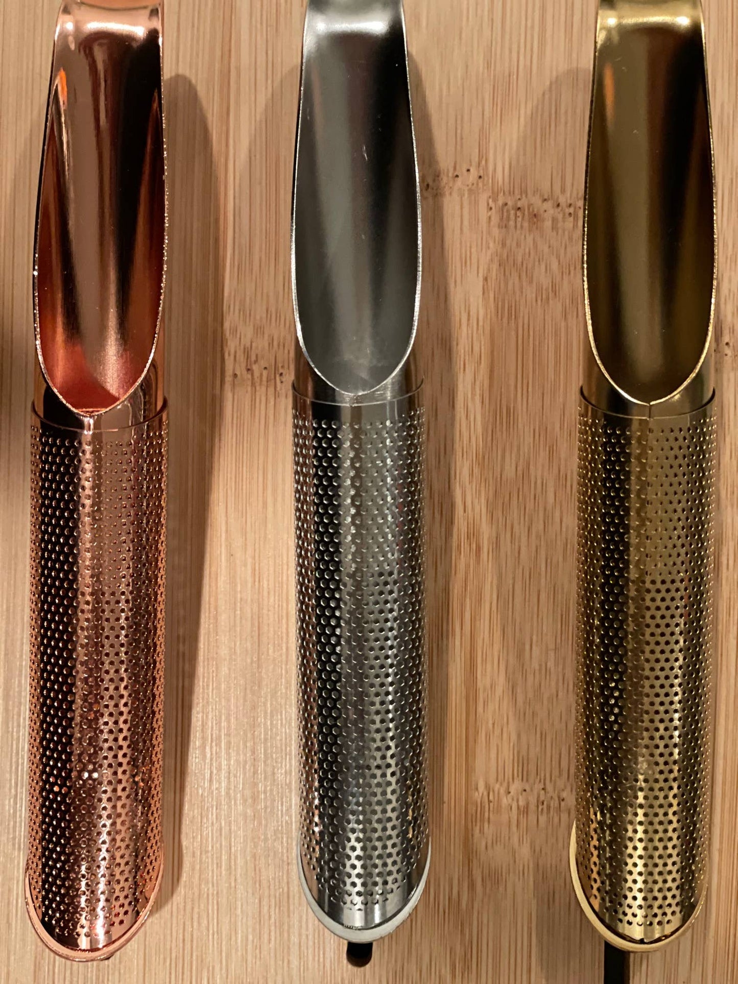 Gold & Rose Mesh Tea Infuser- Sliding Tube