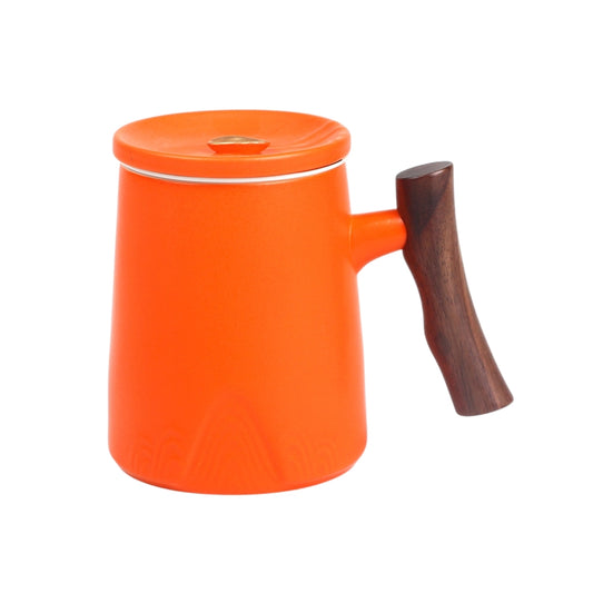 Mugs with Infuser and Lid - 12 fl.oz. orange